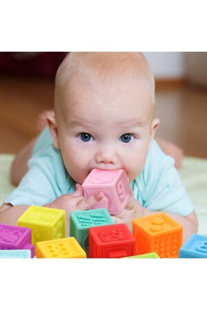 Sensory Yumuşak Küpler: Duyusal Bebek Blokları SHR103 - 4