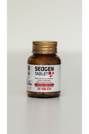 Seo-gen Hair Tablet Saç Ekimi Sonrası 30-1 Aylık Tablet Biotin 5000 Mg Saç Tırnak Ve Cildi Koru 30 günlük tablet - 1