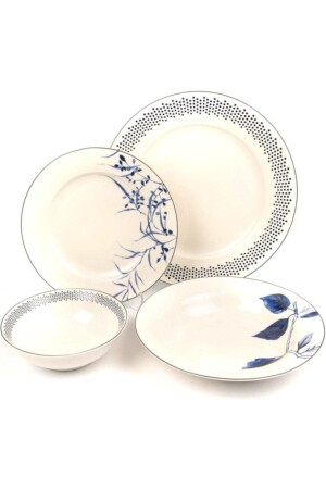 Serenity 24-teiliges Geschirrset für 6 Personen P038. 895657 - Mikasa Moor