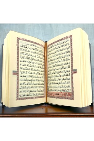 Set aus violettem Thermoleder im Taschenformat mit Koran-Gesängen und Bibel-Gebetsperlen im Taschenformat - 4