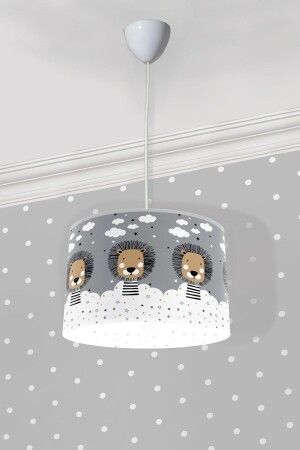 Sevimli Bulutlu Aslan Çocuk Odası Sarkıt Avize - Genel Markalar