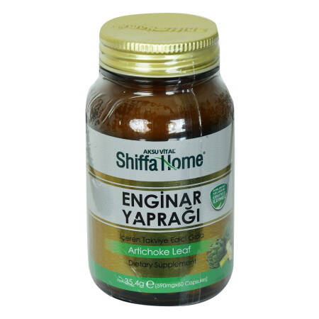 Shiffa Home Enginar Yaprağı Diyet Takviyesi 590 Mg x 60 Kapsül - 1