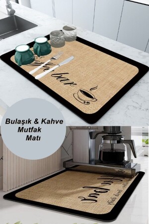 Sihirli Bulaşık Yıkama Matı Kurulama Matı Bulaşık Kurutma Matı Katlanabilir Tezgah Üstü Ped - Kitchen Beauty