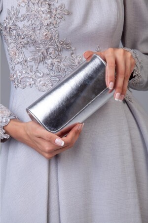 Silberne Abendkleidtasche - Efnanstore