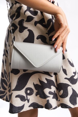 Silberne Satin-Abendkleid-Tasche, Portfolio-Tasche, Clutch-Tasche