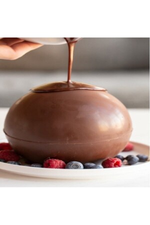 Silikon Büyük Boy Küre-yarım Top Çikolata Kek Kalıbı 9999 - 6