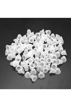 SİLİKON PİGMENT POTASI - BÜYÜK BOY 50 ADET - KALICI MAKYAJ PİGMENT POTASI - DÖVME BOYA POTASI - Pavone