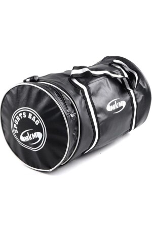 Silindir Spor Ve Seyahat Çantası Suni Deri 1. Kalite Uniseks- Parlak Su Geçirmez Deri Kumaş - Baydar