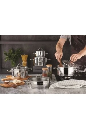 Sırma 5-teiliges Stahltopfset 2020 P4031S5624 - Kahramanlar