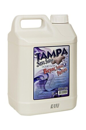 Sıvı El Sabunu Beyaz Sabun Parfümlü 5 Lt TMP-EL 5 - TAMPA