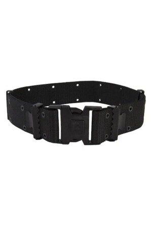 Siyah Delikli Örgü Palaska Kemer ASKRKLSPAL13 - Asker Kolisi