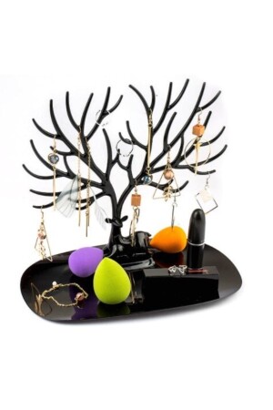 Siyah Geyik Tasarımlı Takı Mücevher Standı - Cmt