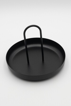 Siyah Metal Dekoratif Tabak & Kase, Anahtarlık, Makyaj Organizeri, Banyo Düzenleyici, Çerezlik 124855 - Fiyakalı Ürünler Atölyesi