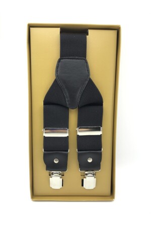 Siyah Salopet Pantalon Askı SLP1065ASK - Elegans Giyim Aksesuar