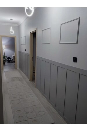 Skandinavische Wandlatte (Stärke 4 mm), 1 Packung mit 5 Stück, 100 x 8 cm, überstreichbare Wandlattenverkleidung - Sawdust