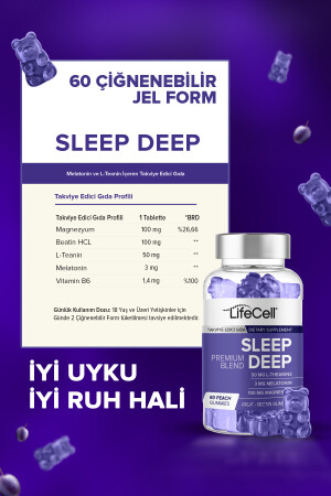 Sleep Deep - Doğal Melatonin Stressiz Ve Derin Uyku Için Kompleks Gıda Takviyesi - 3