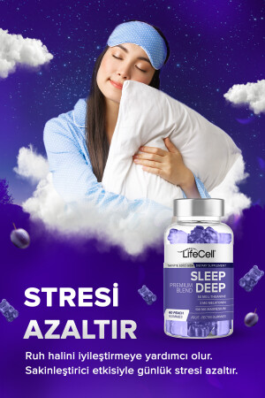 Sleep Deep - Doğal Melatonin Stressiz Ve Derin Uyku Için Kompleks Gıda Takviyesi - 4