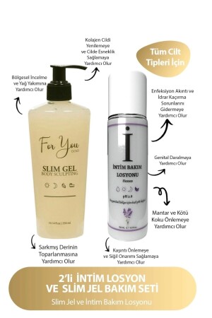 Slim Jel Inceltici-sıkılaştırıcı-yağ Yakıcı-çatlak Karşıtı Ve Selülit Kremi & Intim (genital) Losyon slmint1 - For You Gold