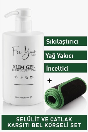 Slim Jel Inceltici - Sıkılaştırıcı-yağ Yakıcı–bölgesel Incelme-çatlak Karşıtı Ve Selülit Kremi 500ml slm - 1