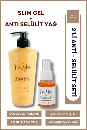 Slim Jel Vücut Krem Ve Yağı - For You Gold