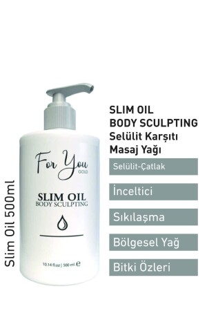 Slim Yağ -sıkılaştırıcı-çatlak Karşıtı Selülit Yağı 500 Ml&g5 Cihaz Için - For You Gold