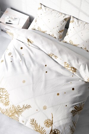 Soft 3d Pamuk Saten Çift Kişilik Nevresim Takımı monohome16845 - Monohome