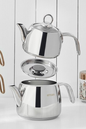 Soft Midi İndüksiyon Tabanlı Çaydanlık Takımı - Emsan