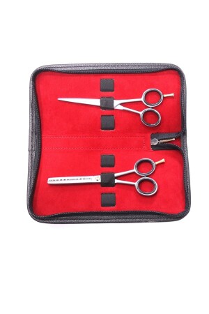 Solingen Professional Cut Friseurschere + Zwischenschere + Taschenset - Luchs