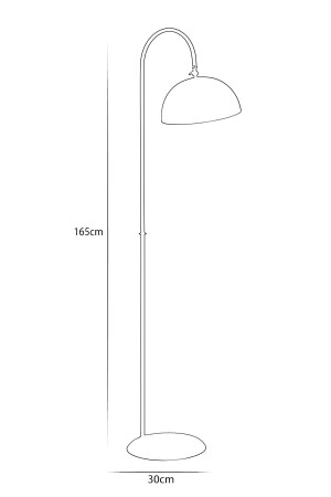 Sonart Yellow Metal Design Luxus-Bodenbeleuchtung Stehlampe LZRNLMD37 - 4