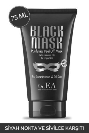Soyulabilir Siyah Maske - Siyah Nokta Ve Sivilce Karşıtı 75ml DREA-00027 - Dr. EA Laboratories