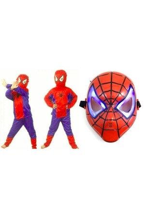Spiderman Spiderman Kostüm Leuchtende Maske (GRÖSSENTABELLE) - Retoys