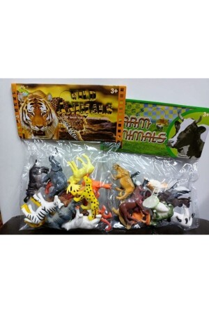 Spielzeugtier-Sets Wilde Nutztiere 2er-Set 24-teilig - Vardem