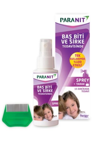 Spray zur Behandlung von Kopfläusen und Nissen, 100 ml – als Geschenk kämmen - Paranit