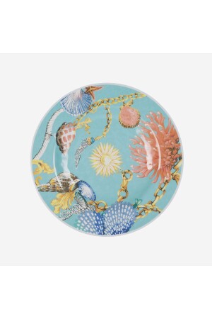 St. Tropez Turkuaz Melamin Kahvaltı Tabağı 21,5 Cm PL3.TRO01 - Baci Milano