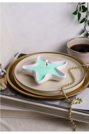 STARFLY MODEL Kerzenhalter Bunte Perlenpulverkerze 100 Gramm - Lalezen Home