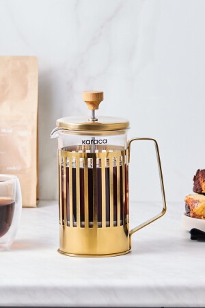 Streifen French Press 600 ml - Karaca