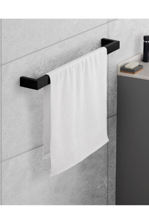 Stripe Armürlü Yüz Havlusu - Otel Koleksiyon 1KHVLU1667 - Madame Coco