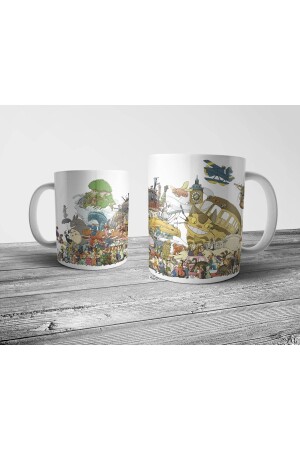 Studio Ghibli - Hayao Miyazaki Kupa Bardak Model 8 PIXKUPSTGH8 - Pixxa