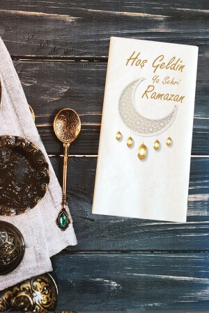 Sunum Peçetesi Hoş Geldin Ya Şehri Ramazan Konuşan Kağıt Peçete - Pekshop