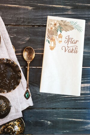 Sunum Peçetesi Iftar Vakti Yazılı Ramazan Konuşan Kağıt Peçete - Pekshop