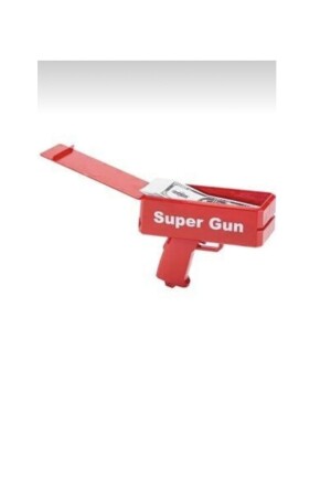 Super Money Gun Para Saçma Tabancası - Kırmızı Para makinesi - 3