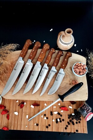 Sürmene 6'lı Set Mutfak Sebze Et Bıçakları GTR-2242 - 3