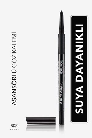 Suya Dayanıklı Asansörlü Göz Kalemi(YOĞUN SİYAH)-stylematic Eyeliner-s02newblack-8690604190492 - Flormar