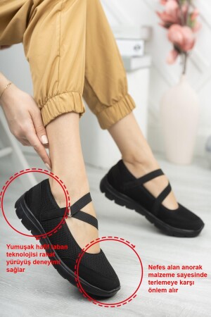 Tam Ortopedik Spor Ayakkabı Anne Ayakkabı Günlük Ayakkabı Klasik Ayakkabı Kadın Babet BABET-SRVT - 1