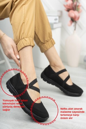 Tam Ortopedik Spor Ayakkabı Anne Ayakkabı Günlük Ayakkabı Klasik Ayakkabı Kadın Babet BABET-SRVT - 3