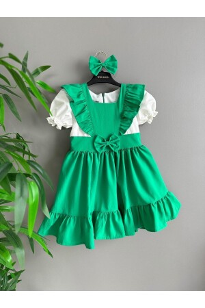 Tasarım Vintage Kız Çocuk Elbise - Bayramlık Kıyafetler - Kız Çocuk Elbise Modelleri WW01 - 6