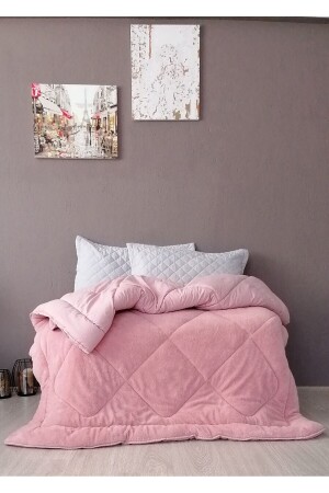 Tek Kişilik Welsoft %100 Pamuk Silikon Yorgan | Çift Taraflı | 63 Tel Dokuma Kumaş WELLSOFT - TİNİMİNİ HOME