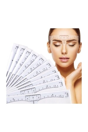 Tek Kullanımlık Kaş Ölçüm Cetveli ( 50 Li Paket ) - Rosevelt