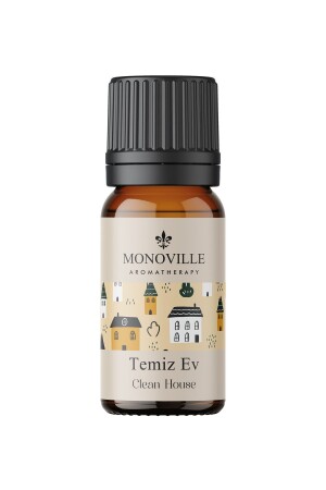 Temiz Ev Uçucu Yağ Karışımı 10 ml %100 Doğal (Clean House Essantial Oil Blend) - Monoville