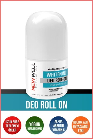 Ter Önleyici Beyazlatıcı Roll-on 50 ml - New Well